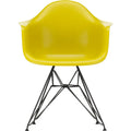 Eames Plastic Armchair Dar - 34 Mustard - Basic Dark Base - Matstolar - Charles & Ray Eames - Gul - Metall/plast