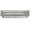 4511 Delphi 3. Pers sofa L: 240 cm - Cognac 370/brushed aluminium