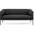 Thumbnail photo of Turn Sofa / 2-seater - 2 Personers Sofa - Black - Fiord - Dark
