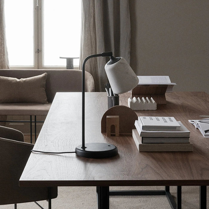 Photo of Material Table Lamp White