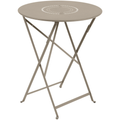 Thumbnail photo of Floréal Table Ø 60 cm, Nutmeg - Outdoor dining table - Beige - Metal
