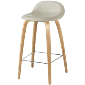 Photo of 3d Bar Stool Wood Base 75 cm