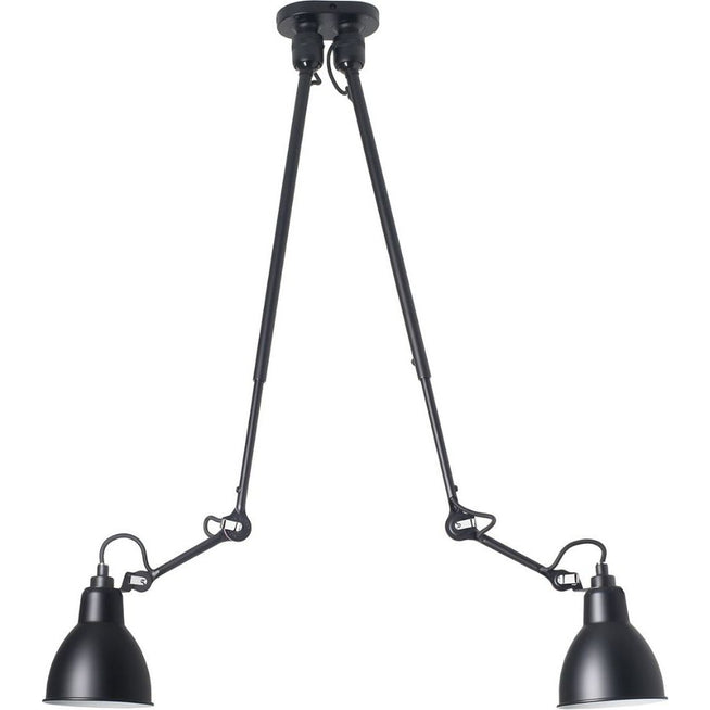 Photo of No. 302 Double Ceiling Lamp from Lampe Gras