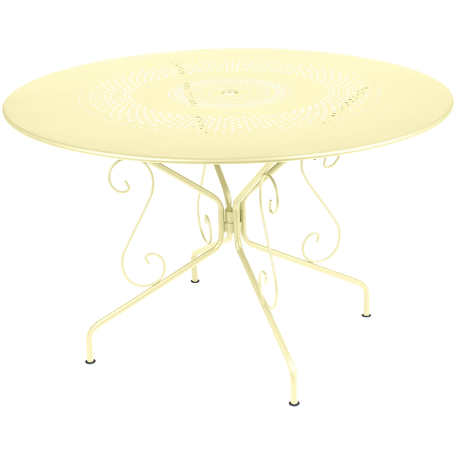 Photo of Montmartare Table 117 CM Frosted Lemon A6 - Matbord Utomahas - Gul - Metal