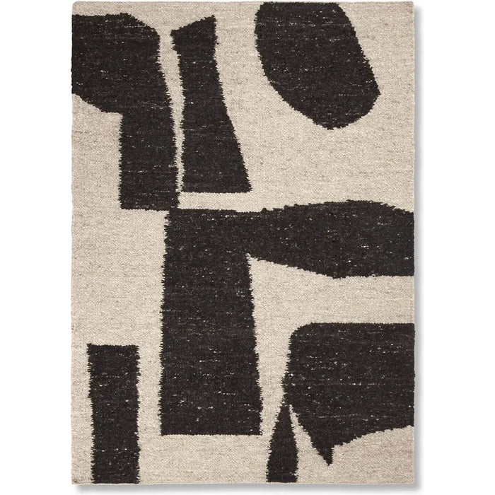 Photo of Piece Rug - Gulvtæppe - Piece Rug - 140 X 200- Off-white/coffee - W140 X D1 X H200 Cm