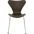 Thumbnail photo of 3107 Sjuan - Dark stained oak veneer - Dining chairs - Arne Jacobsen - Wood - Metal/wood