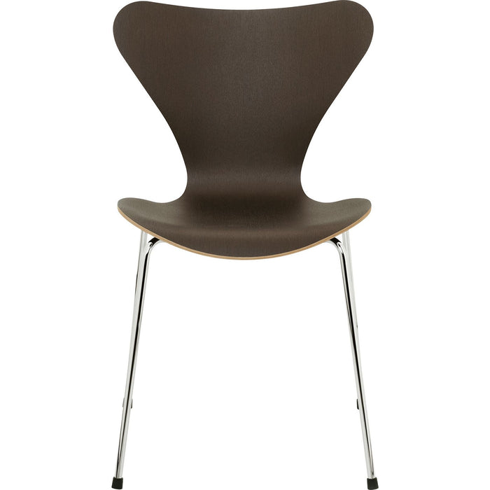 Photo of 3107 Series 7 Chair | Chromed Steel Base - Coloured Veneer