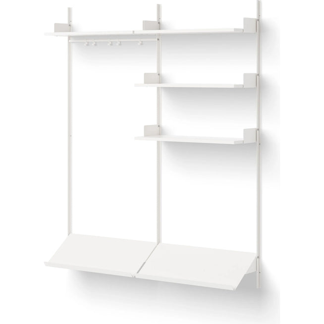 Photo of New Works Wardrobe Shelf 3 - Reolsystem - White / White - H190 X W163,5 X D35,5 Cm