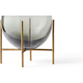 Thumbnail photo of Echasse Series - Bowl Smoke/brushed Brass, Small - Serveringsskålar - Theresa Rand - Glas/metall