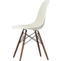Eames Plastic Chair Dsw - 11 Pebble - Dark Maple - Matstolar - Charles & Ray Eames - Vit - Metall/trä/plast