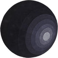 Thumbnail photo of Luna Rug Ø120, Grey, 100% New Zealand Wool, Hand Tufted - Mönstrade Mattor - Verner Panton - Grå