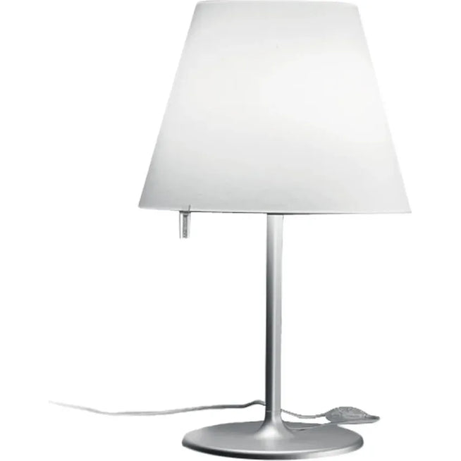 Photo of Melampo Table Lamp Aluminium Grey - Table Lamps - Adrien Gardère - Silver
