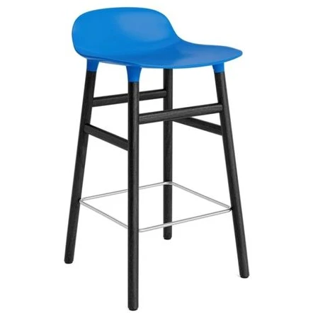 Photo of Form Bar Stool 65 Cm Black Oak