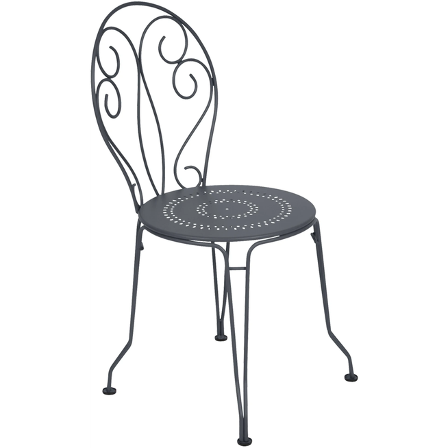 Photo of Montmartre Chair, Anthracite - Outdoor dining chairs - Grey - Metal