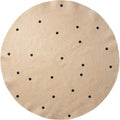 Thumbnail photo of Jute Carpet - Gulvtæppe - Black Dots