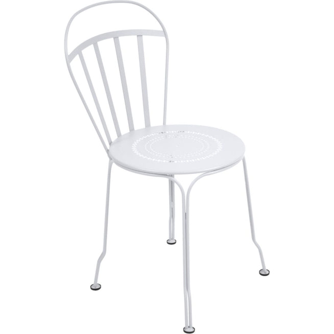 Photo of Louvre Chair Cotton White 01 - Matstolar Utomhus - Vit - Metall