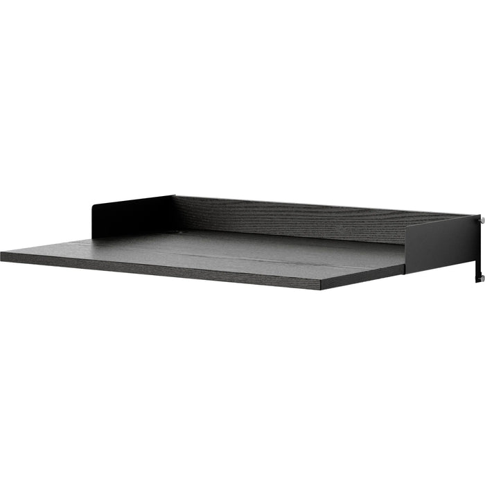 Photo of Desk Kit - Shelf - Black Ash / Black - H15 X W80 X D55 Cm