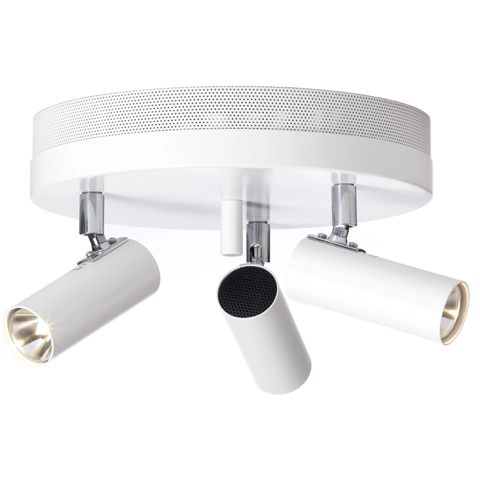Photo of Puck Ceiling Lamp, White, 3-Burner - Spotlights - Åke Hultgren - White