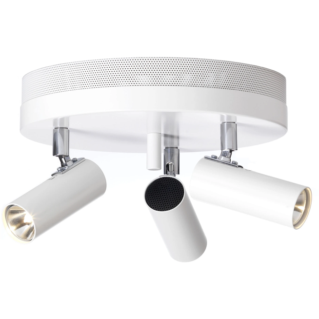 Photo of Puck Ceiling Lamp, White, 3-Burner - Spotlights - Åke Hultgren - White