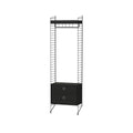 Thumbnail photo of String Floor Headboard 200, Black, 2-pack - Shelving - Nils Strinning - Black - Metal