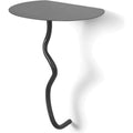 Thumbnail photo of Curvature Wall Table - Sidebord - Black Brass - W30 X D25,1 X H43,5 Cm
