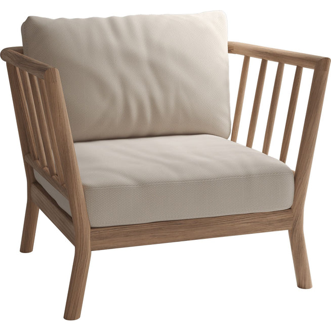 Photo of Tradition Lounge Chair, Light Sand, Teak Fsc 100% - Utomhussoffor - Povl B. Eskildsen