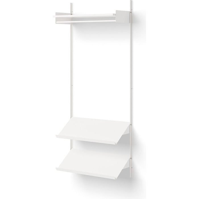 Photo of New Works Wardrobe Shelf 1 - Reolsystem - White / White - H190 X W83,5 X D35,5 Cm