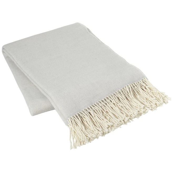 Photo of Jeanne Throw Off White