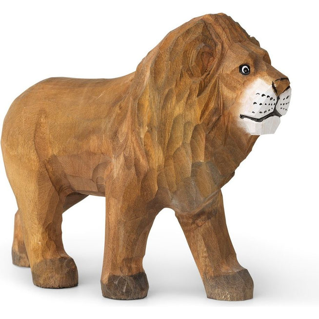Photo of Animal Hand-carved - Legetøj - Lion - B5 X H11,5 X D15 Cm
