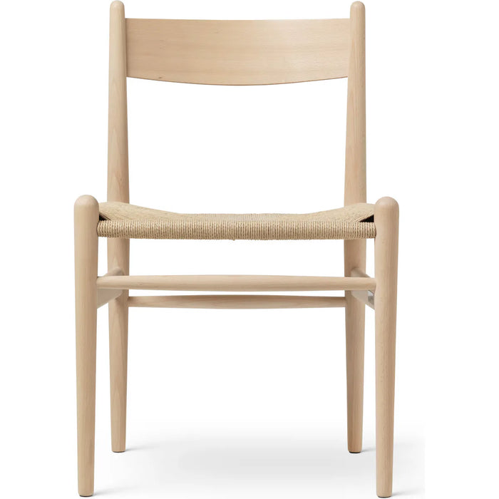 Photo of Carl Hansen - Ch36, soaped beech, natural braided paper string - Dining chairs - Hans J. Wegner - Wood-coloured - Paper/wood