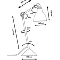 Thumbnail photo of No. 205 Table Lamp From Lampe Gras (Black Frame 1
