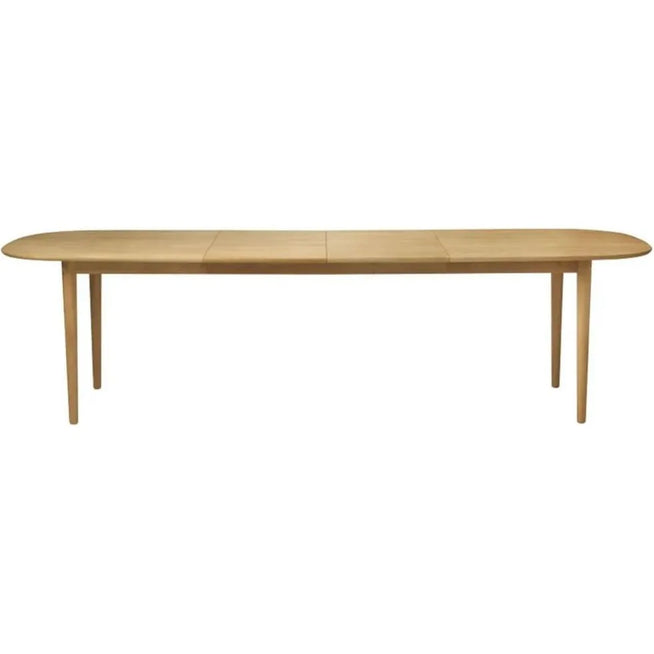 Photo of C63e2til Dining Table 2 Extension Leaves Oak Nature Oiled