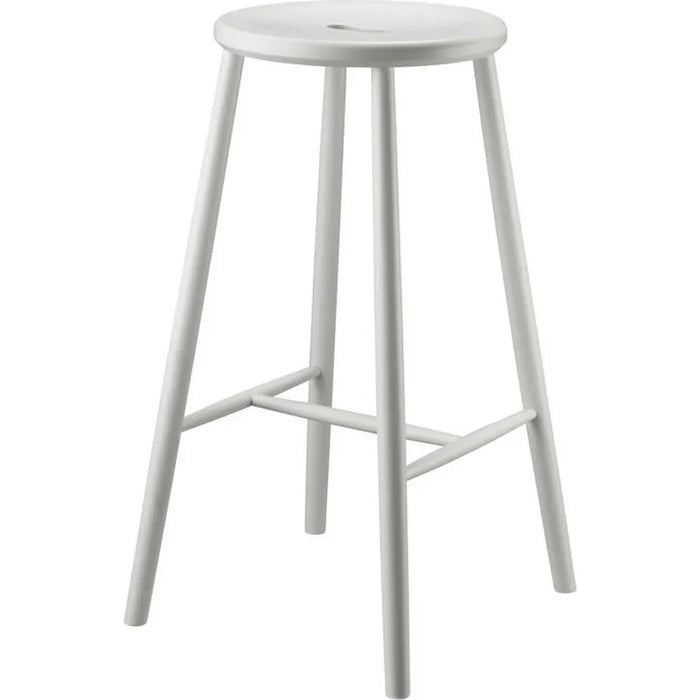 Photo of J27b Bar Stool Børge Mogensen H: 75 cm - White