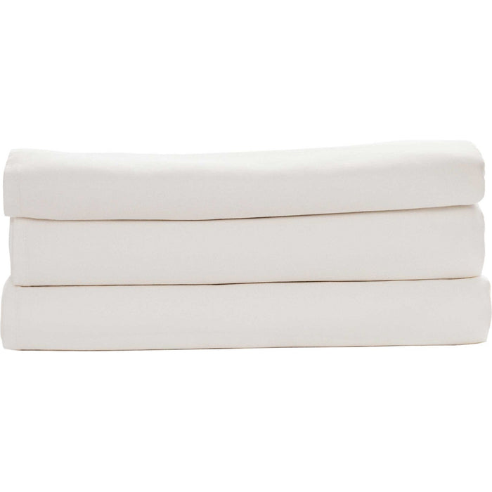Photo of Ogland Fitted Sheet Double 280 x 280 cm - Ogland White - Fitted Sheet - Emma Hedberg - White