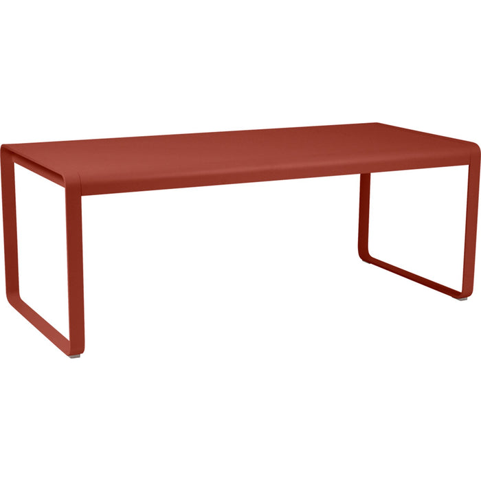 Bellevie Table 196 X 90 Cm Red Ochre - Matbord Utomhus - Pagnon & Pelhaître - Röd - Metall