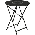 Thumbnail photo of Floréal Table Ø 60 Cm, Liquorice - Matbord Utomhus - Svart - Metall