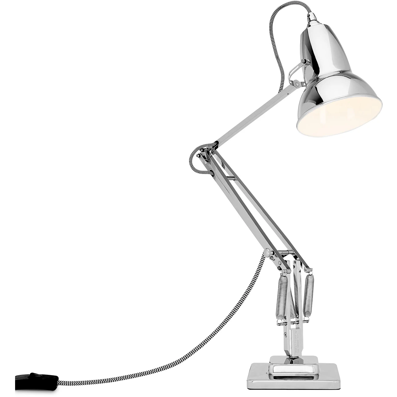 Original 1227 Desk Lamp Bright Chrome - Skrivbordslampor - George Carwardine - Silver