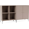 Thumbnail photo of Pair Classic Sideboard - Matt Chrome Legs