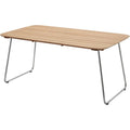 Thumbnail photo of Lilium Table 160 - Outdoor dining table - Wood coloured - Metal/wood