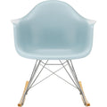 Eames Plastic Armchair Rar - 23 Ice Grey - Chrome Base - Golden Maple - Matstolar - Charles & Ray Eames - Grå - Metall/trä/plast