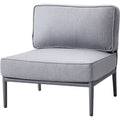 Conic Single Modul, Light Grey, Cane-line Airtouch - Utomhussoffor - Foersom & Hiort-lorenzen Mdd