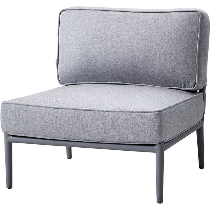Conic Single Modul, Light Grey, Cane-line Airtouch - Utomhussoffor - Foersom & Hiort-lorenzen Mdd