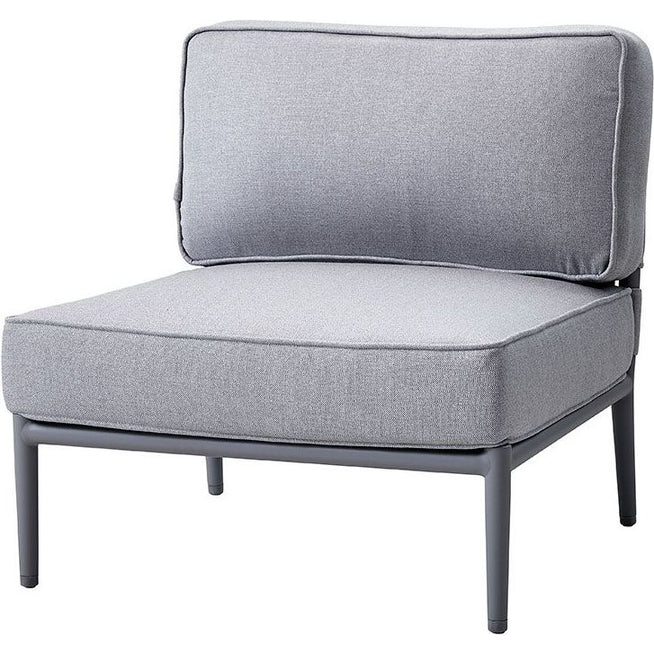 Photo of Conic Single Modul, Light Grey, Cane-line Airtouch - Utomhussoffor - Foersom & Hiort-lorenzen Mdd