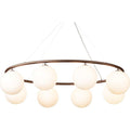Thumbnail photo of Miira 8 Oval Chandelier
