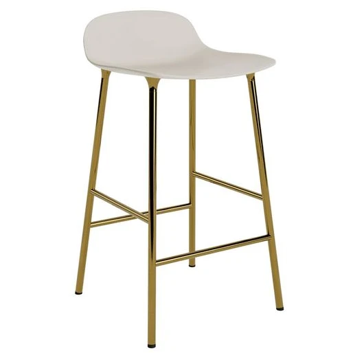 Photo of Form Bar Stool 65 Cm Brass