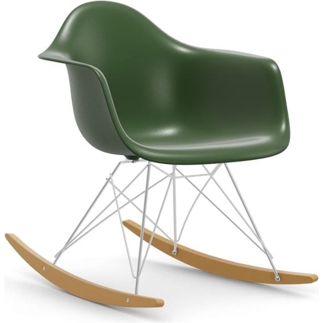 Photo of Eames Plastic Armchair Rar - 23 Ice Grey - Basic Dark Base - Golden Maple - Matstolar - Charles & Ray Eames - Grå - Metall/trä/plast