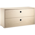 Thumbnail photo of String drawer unit 78x30, Ash - Shelving - Nils Strinning - Wood-coloured - Wood