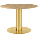 GUBI 2.0 Dining Table, Ø110 cm