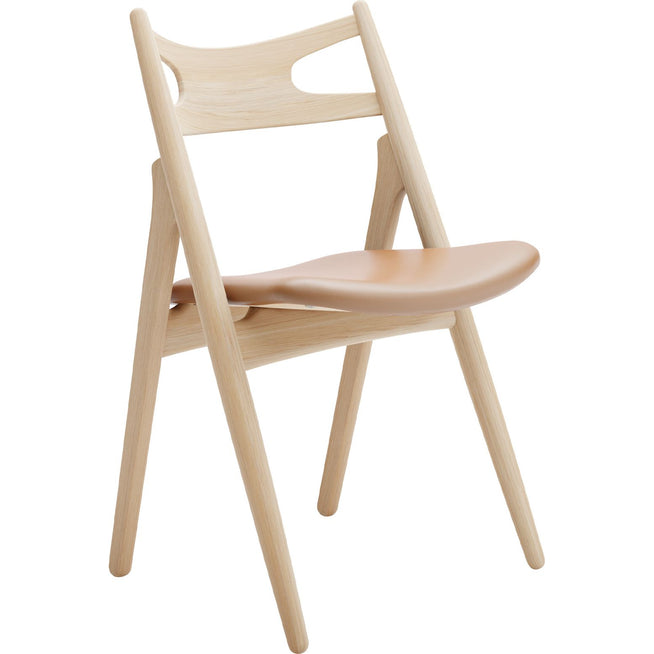 Photo of CH29p Sawbuck Chair - White Oiled Oak