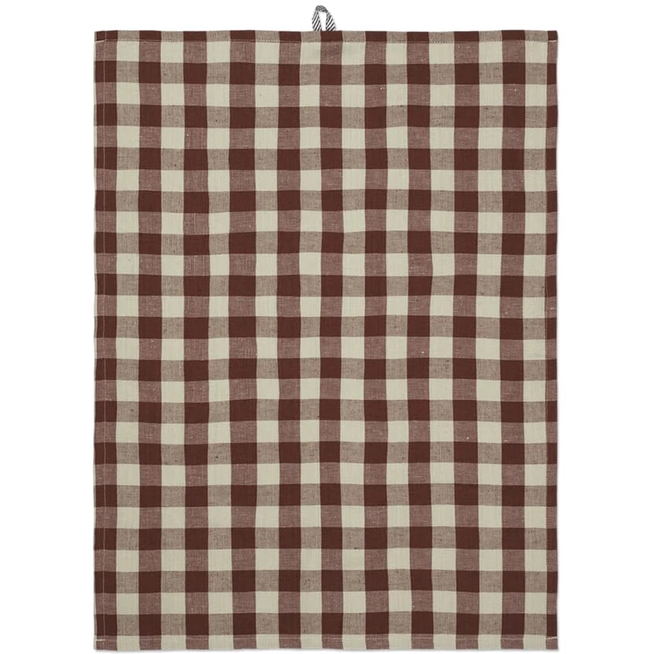Photo of Hale Tea Towel - Viskestykke - Cinnamon/grey Green - W50 X H70 Cm